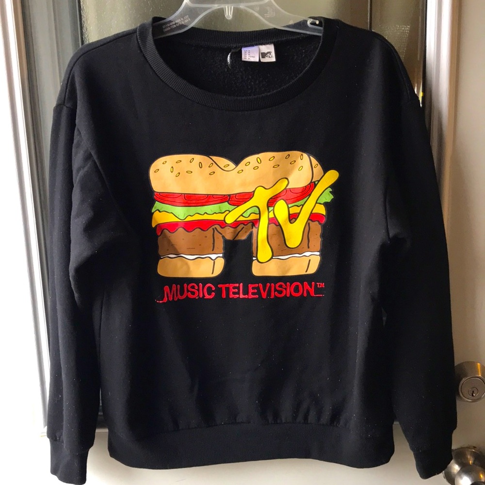 HM MTV Hamburger sweatshirt